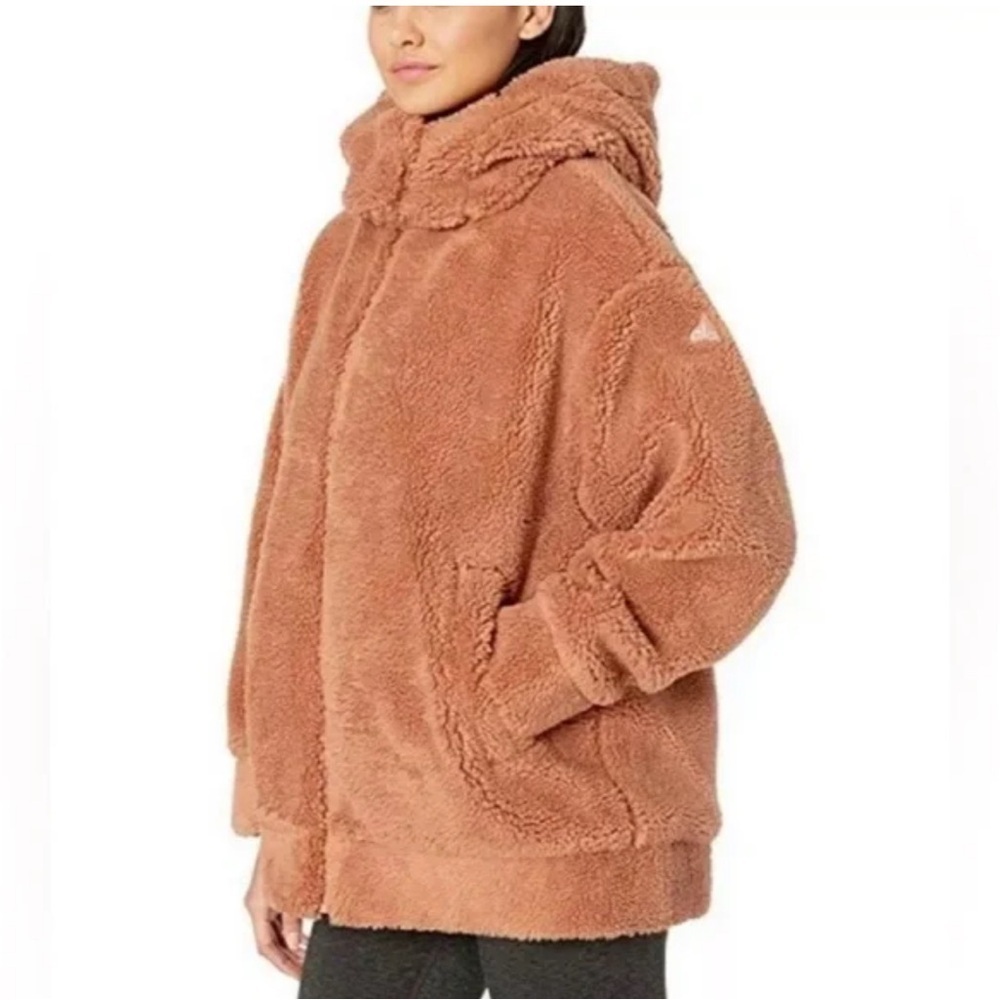 Alo Yoga Womens Foxy Sherpa Jacket Coat Full Zip
